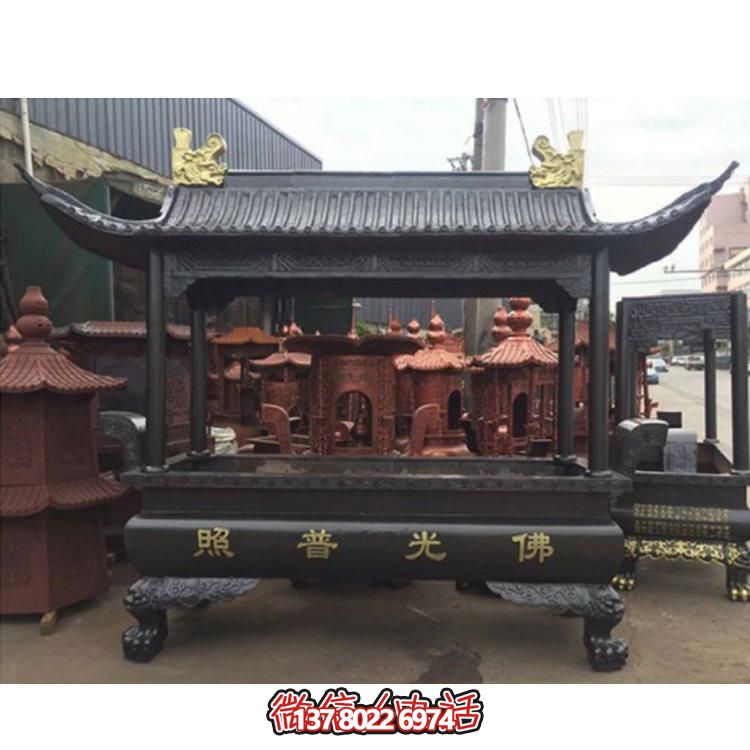 精美銅雕香爐，裝點您的景區、寺廟、戶外